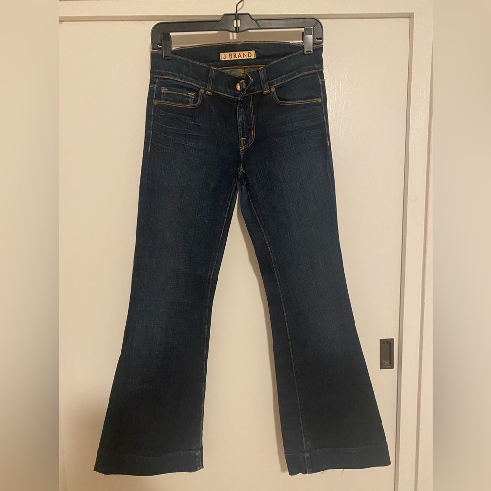 J Brand- fitted flare. Size 27 Hemmed to 28 inches
